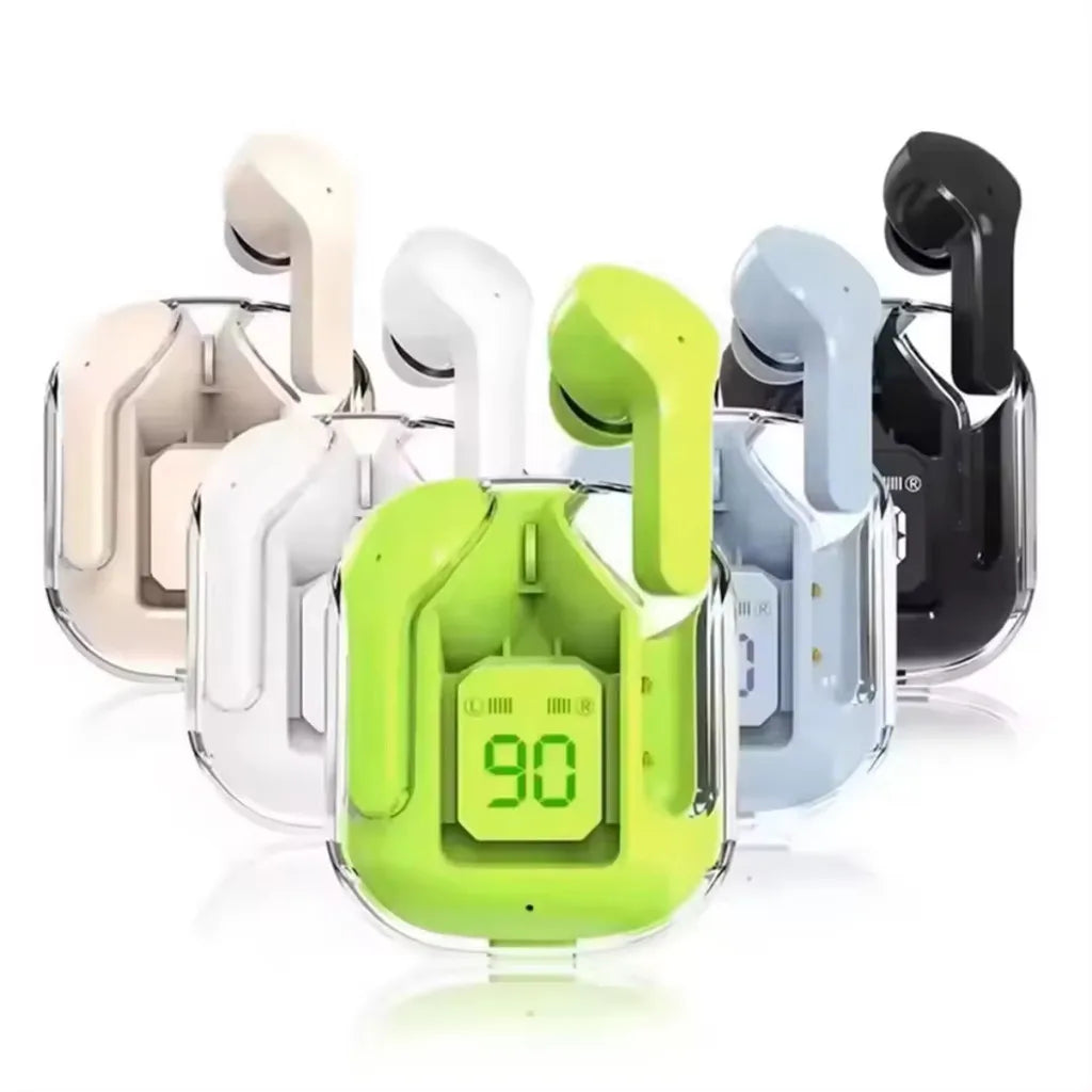 Fones De Ouvido Esportivos V5 Case Transparentes