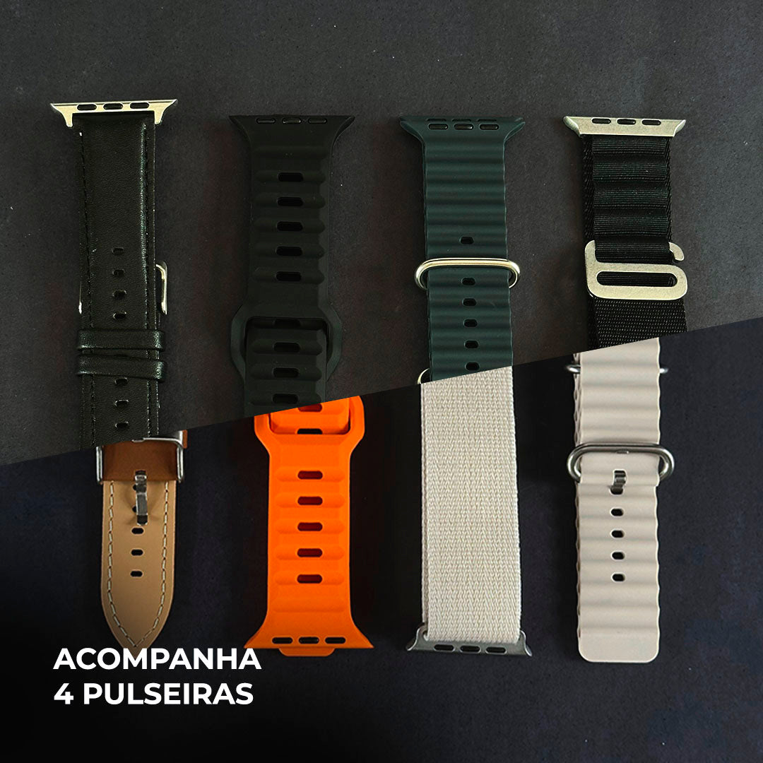MICROWEAR ULTRA AI 3 | ANDROID 8.1| 4G/5G| 4 PULSEIRAS E CAPINHA DE ACRILICO