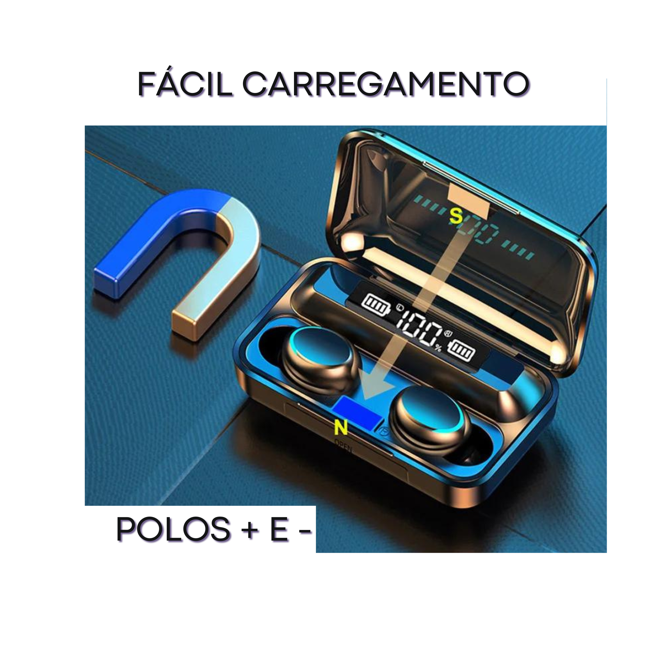 TWS Bluetooth Fone E10 a prova de água - Tiger Shopping Mundial