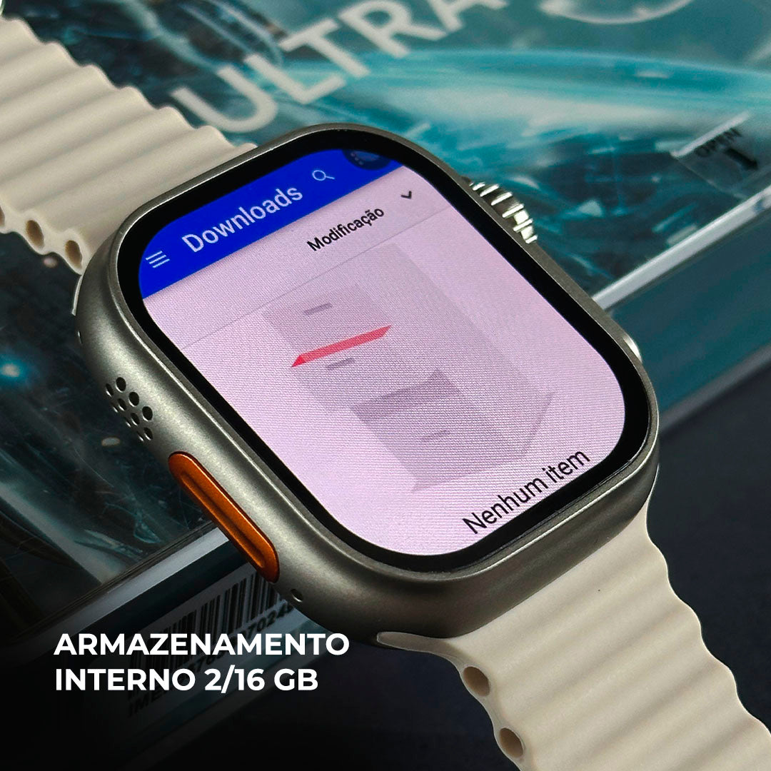 MICROWEAR ULTRA AI 3 | ANDROID 8.1| 4G/5G| 4 PULSEIRAS E CAPINHA DE ACRILICO