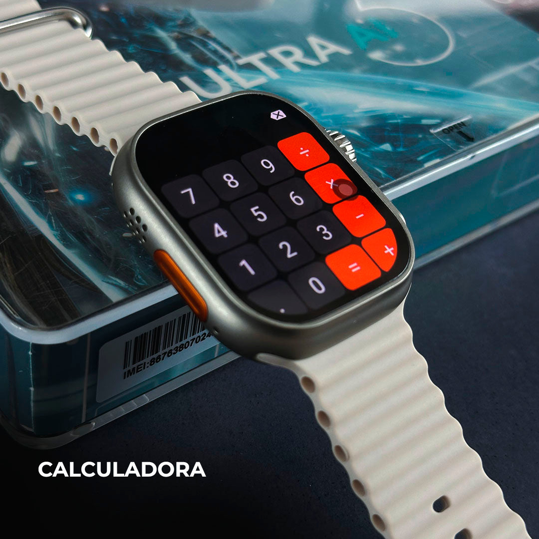 MICROWEAR ULTRA AI 3 | ANDROID 8.1| 4G/5G| 4 PULSEIRAS E CAPINHA DE ACRILICO