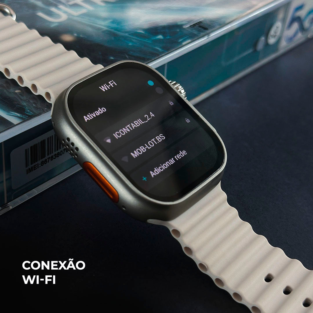 MICROWEAR ULTRA AI 3 | ANDROID 8.1| 4G/5G| 4 PULSEIRAS E CAPINHA DE ACRILICO