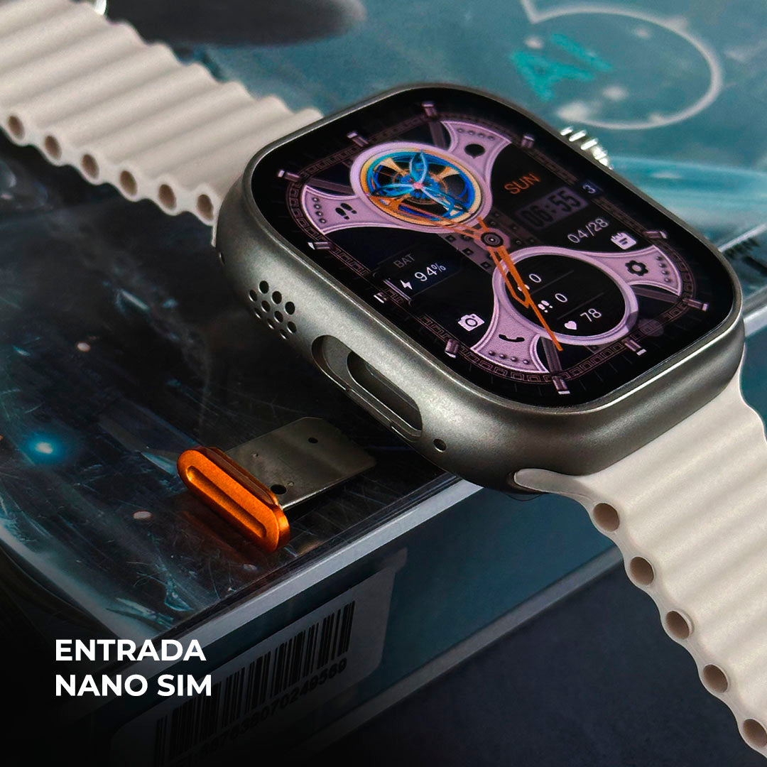MICROWEAR ULTRA AI 3 | ANDROID 8.1| 4G/5G| 4 PULSEIRAS E CAPINHA DE ACRILICO
