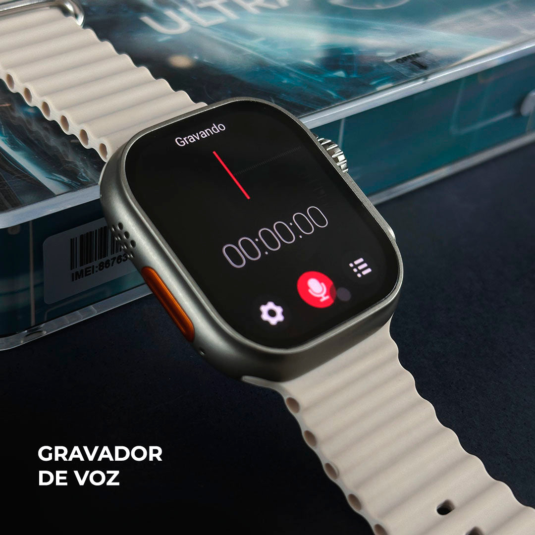 MICROWEAR ULTRA AI 3 | ANDROID 8.1| 4G/5G| 4 PULSEIRAS E CAPINHA DE ACRILICO