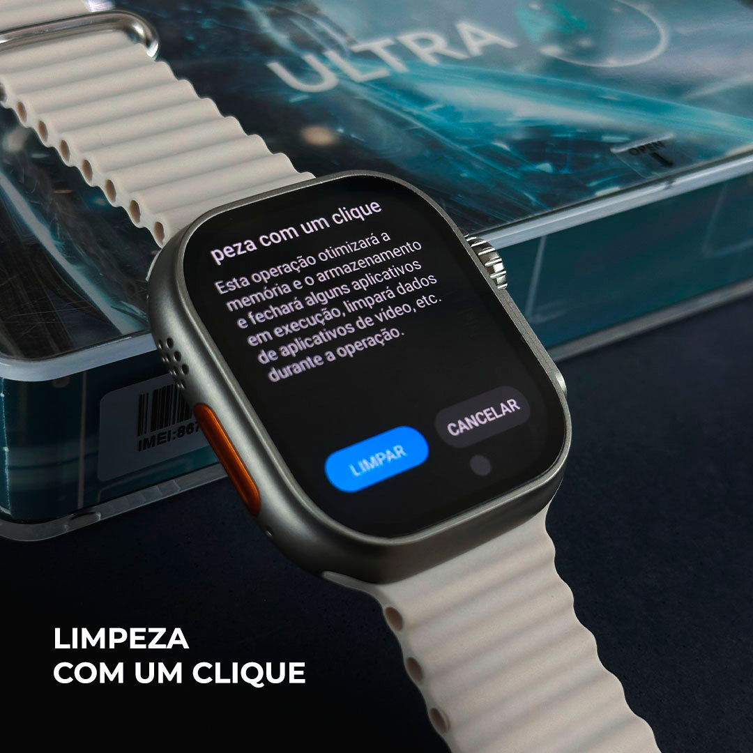MICROWEAR ULTRA AI 3 | ANDROID 8.1| 4G/5G| 4 PULSEIRAS E CAPINHA DE ACRILICO