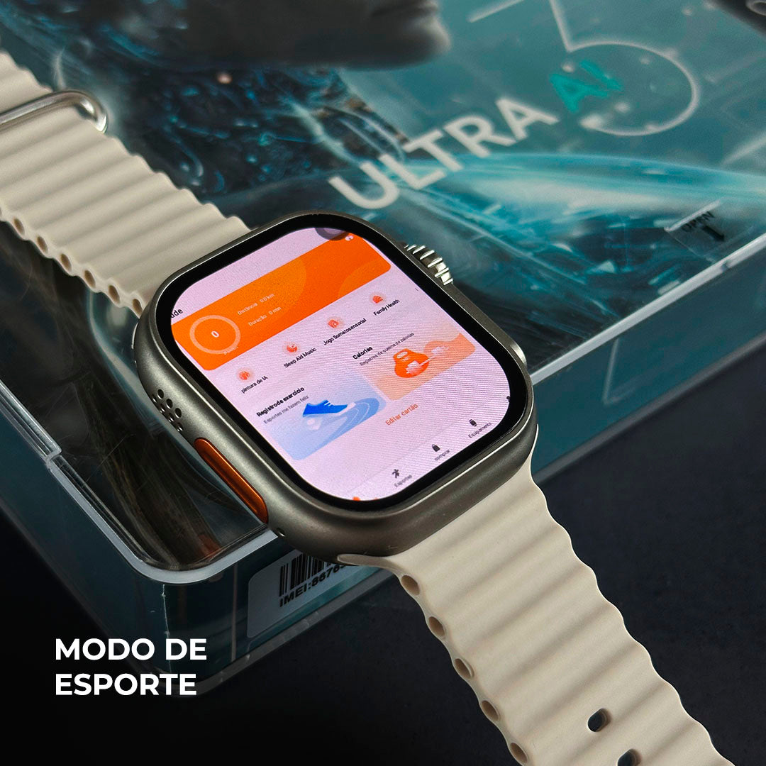 MICROWEAR ULTRA AI 3 | ANDROID 8.1| 4G/5G| 4 PULSEIRAS E CAPINHA DE ACRILICO