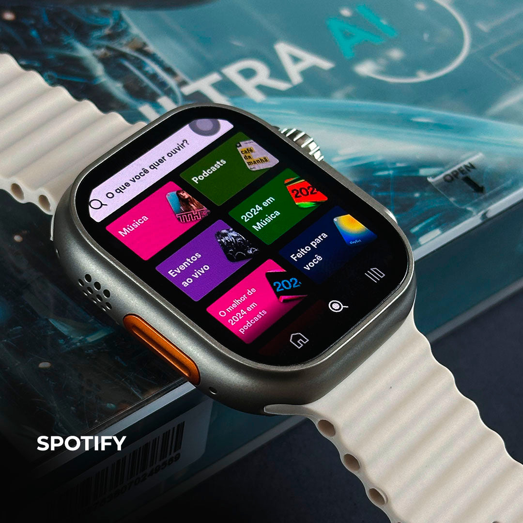 MICROWEAR ULTRA AI 3 | ANDROID 8.1| 4G/5G| 4 PULSEIRAS E CAPINHA DE ACRILICO
