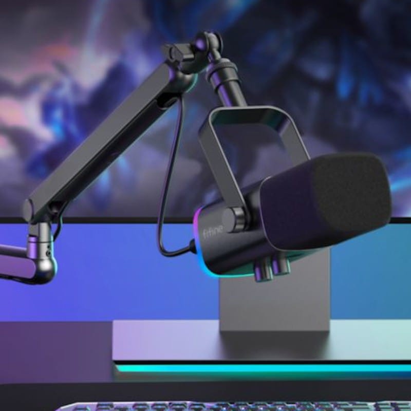 FIFINE AM8T – O Microfone Perfeito para Streaming, Gaming e Reuniões Profissionais