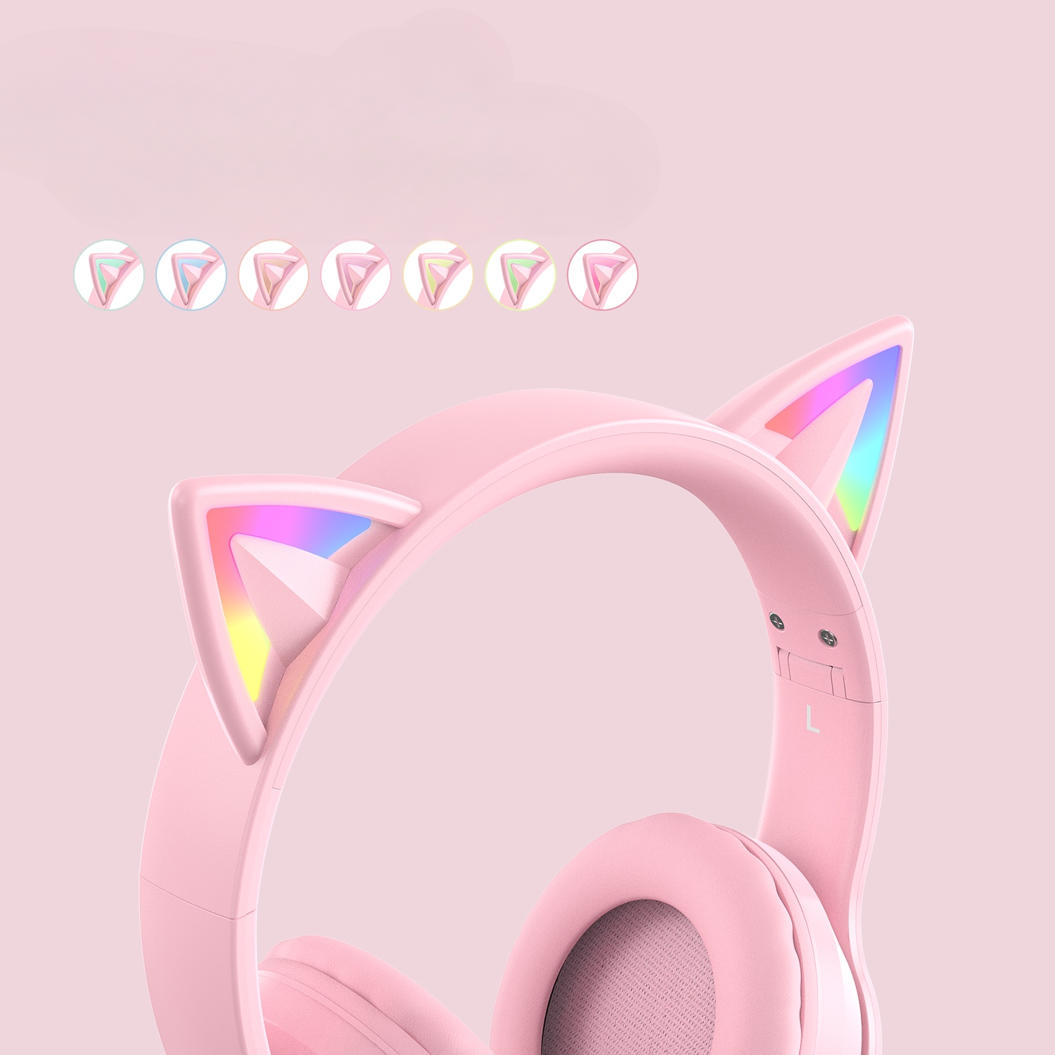Fone de Ouvido Gatinha RGB B90 - Tiger Shopping Mundial