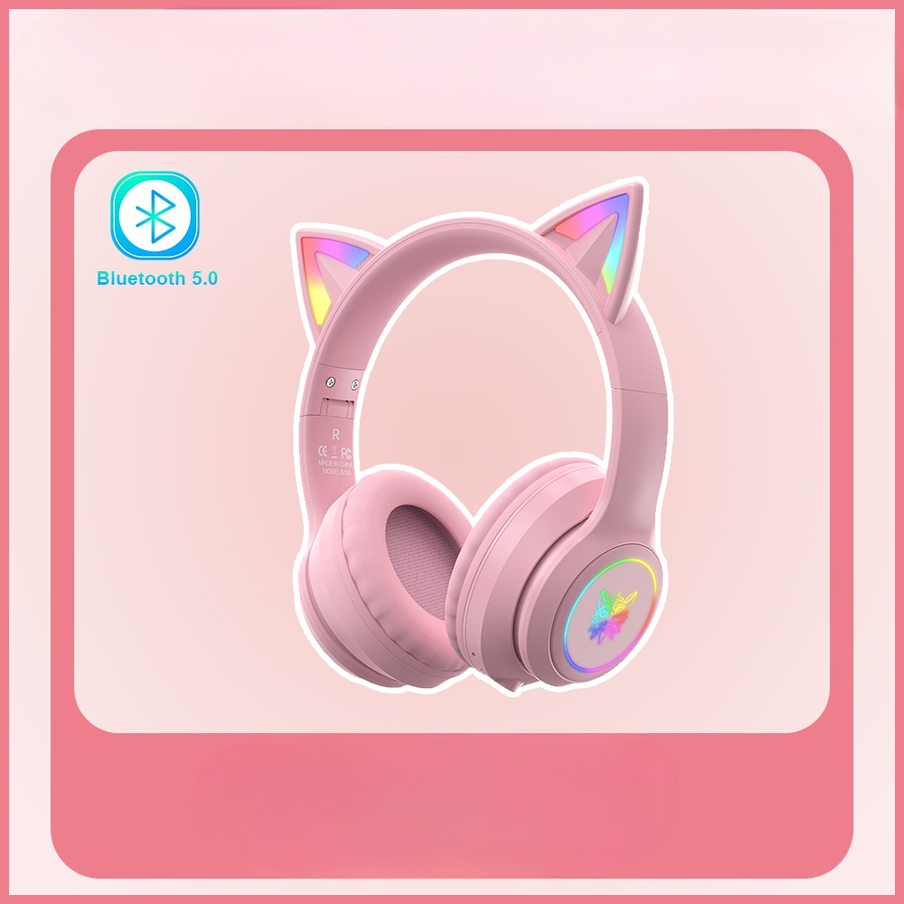 Fone de Ouvido Gatinha RGB B90 - Tiger Shopping Mundial