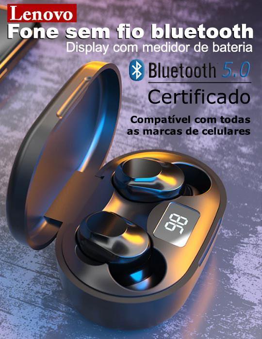 Fone sem Fio Bluetooth Lenovo - Tiger Shopping Mundial